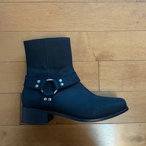 UO black ankle boots